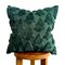 Evergreen Fraser Fir Fur Pillow Cover – 18" Square Christmas Decor | Busa Designs
